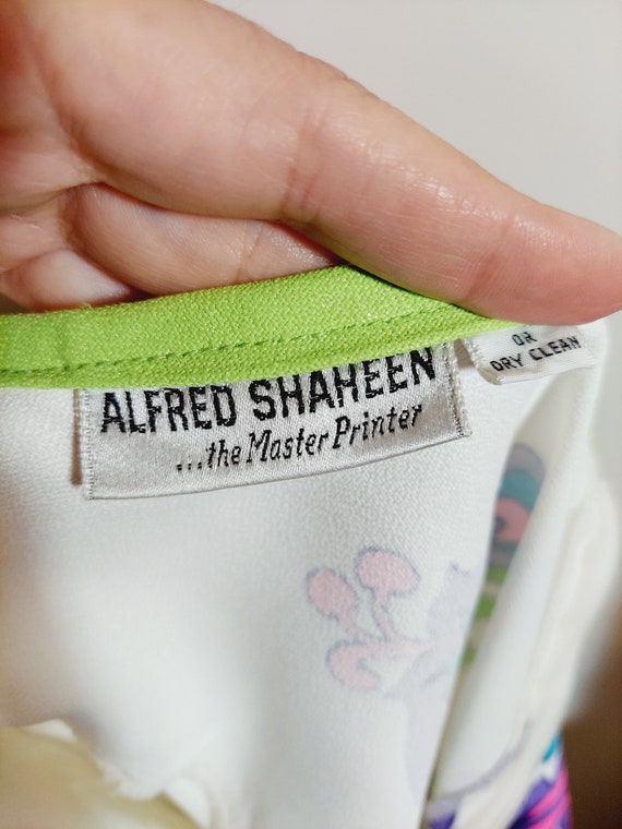 Vintage Alfred Shaheen top / vintage designer blo… - image 10