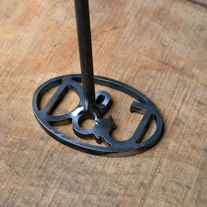 Oval Initial Branding Iron, Custom Brander, Wood Brand