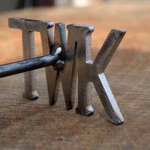 Initial Branding Iron, Choose 2 or 3 letters, numbers, or characters, Christmas Gift image 2