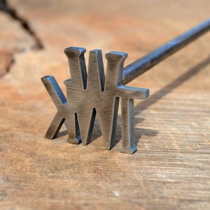 Monogram Branding Iron, Custom Personalized Brander, Wood Brand, Concrete Stamp, Christmas Gift