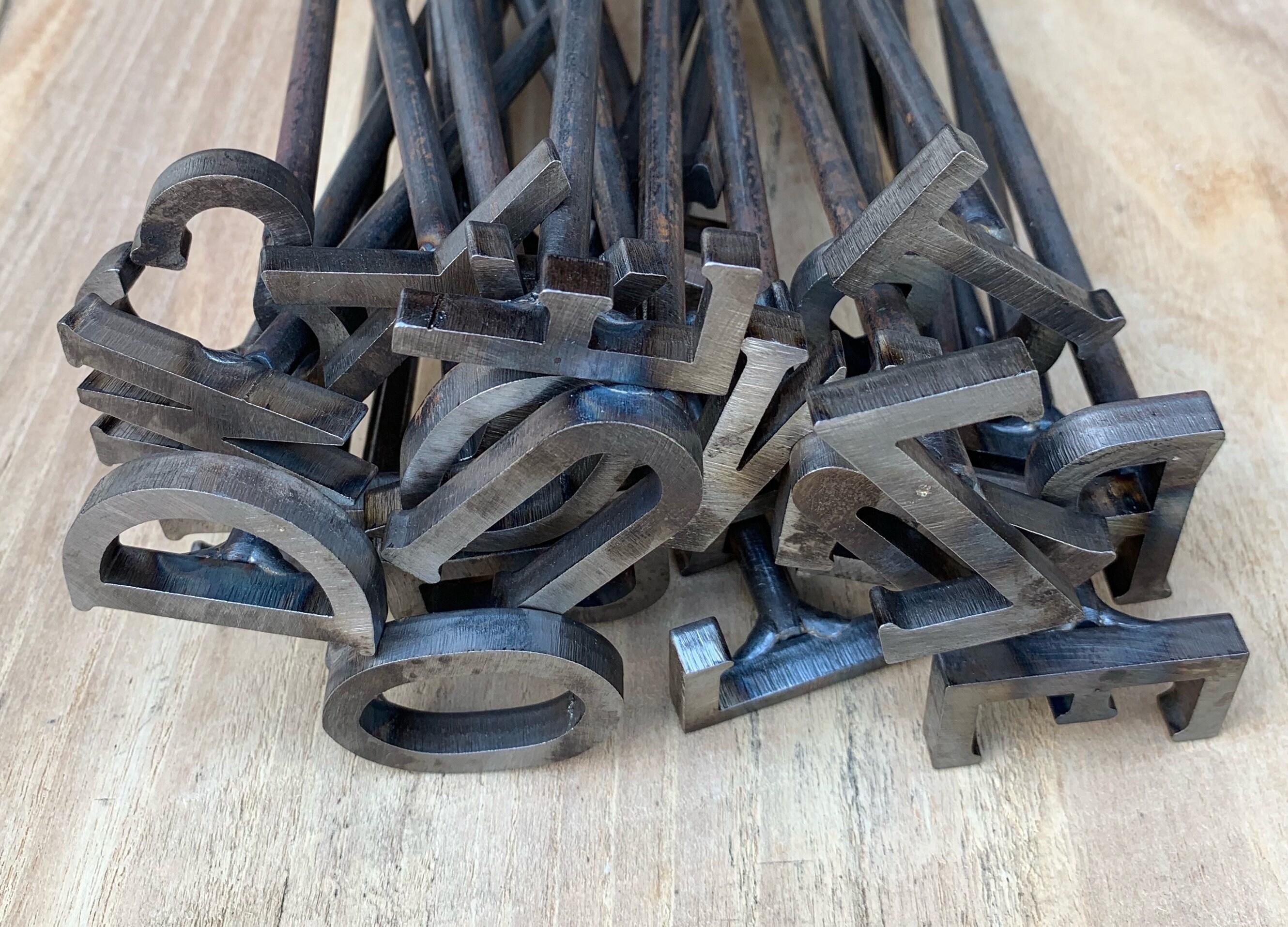 3/4 Alphabet and Number Branding Iron Set Custom Etsy