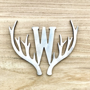 Wedding Branding Iron, Antler Initial Brander, Anniversary Gift, Custom Brand