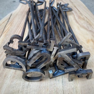 1.5&quot; Alphabet Brander Set, Custom Branding Irons, Alphabet branders