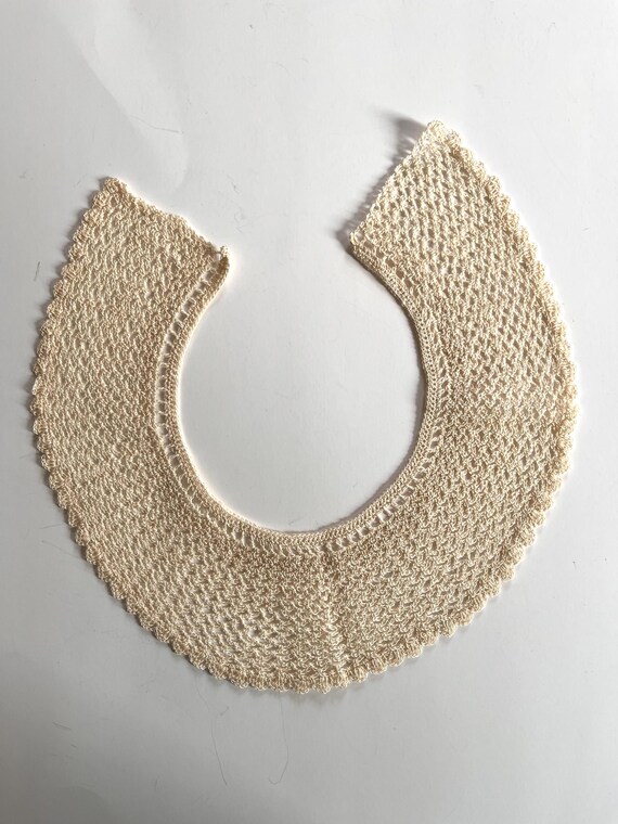 Antique Hand Made Crochet Collar