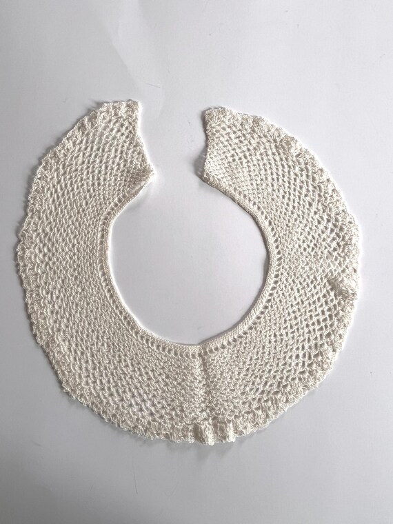 Antique Hand Made Crochet Collar