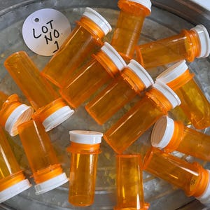 15 CT Craft Supplies Empty Medicine Bottles