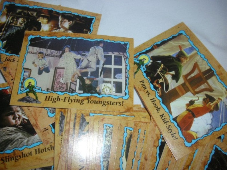 HOOK Trading Cards Vintage Collectible Movie Cards Retro Kids