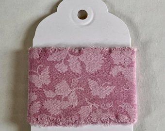 Ruban de tissu déchiré à la main fait main