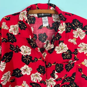 Vintage Hawaiian Print Shirt Unisex Resortwear