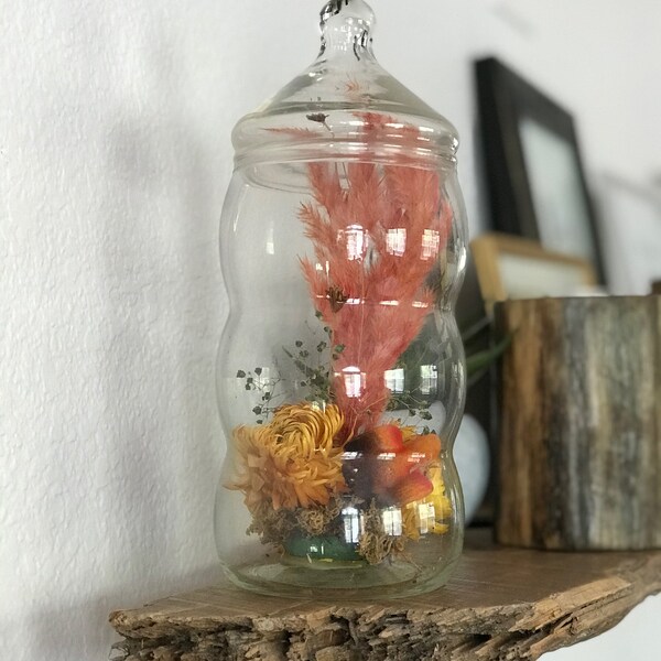Flower Terrarium Etsy
