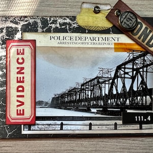 Evidence Folder No 4 - Tim Holtz inspired.