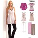 Long Top & Pants Pattern New Look 6033 Bubble Sleeve Top Flutter Sleeve Tunic Crop Pants Zipper Leg Women Sewing Pattern Size 6 to 16 UNCUT