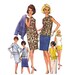 1960s Wrap Jacket, Shift Dress, Blouse, Slim Pants Shorts or Skirt McCalls 8247 Trouser Suit Womens Bust 38 Vintage Sewing Pattern