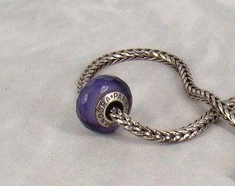 Pandora Purple Faceted Bead - Authentic  - Beautiful Purple Bead! B