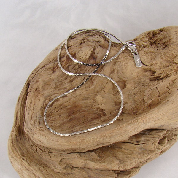 Vendome Necklace Chain - Vintage Silver Tone Coro Jewellery PLUS a Bonus! - H