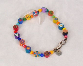 Imagine Signed 925 Silver Stretch Beauty Summer Bracelet - Sweet Little Designs PLUS a Bonus!