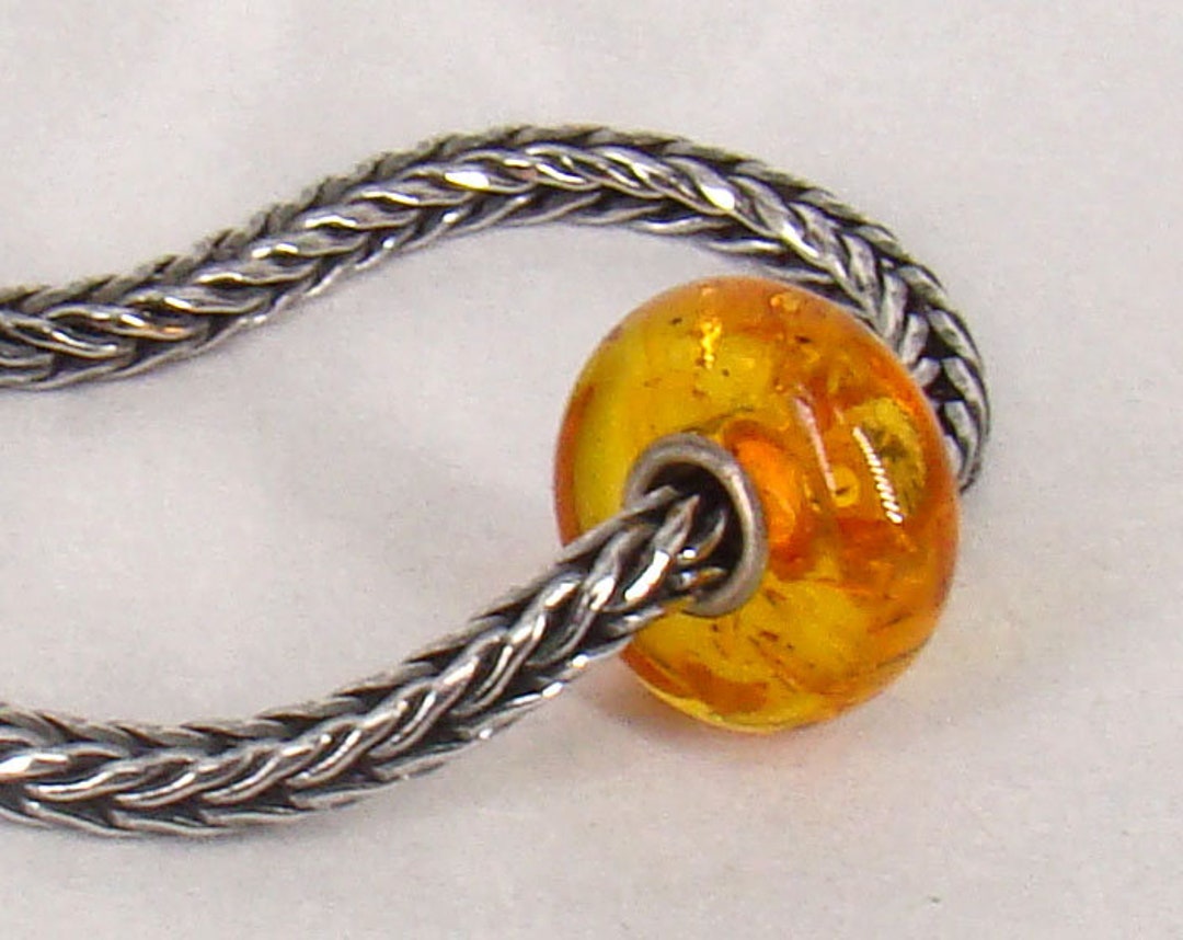 Trollbeads Maple Syrup Amber Trollbeads Authentic Excellent Condition