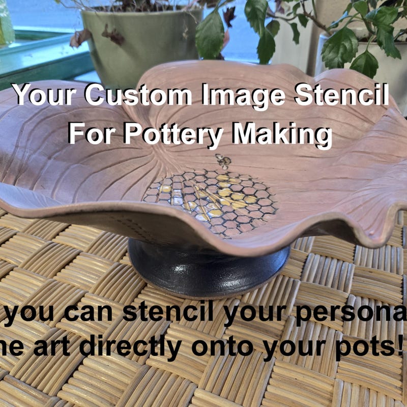Custom Pottery Logo Stencils - Etsy