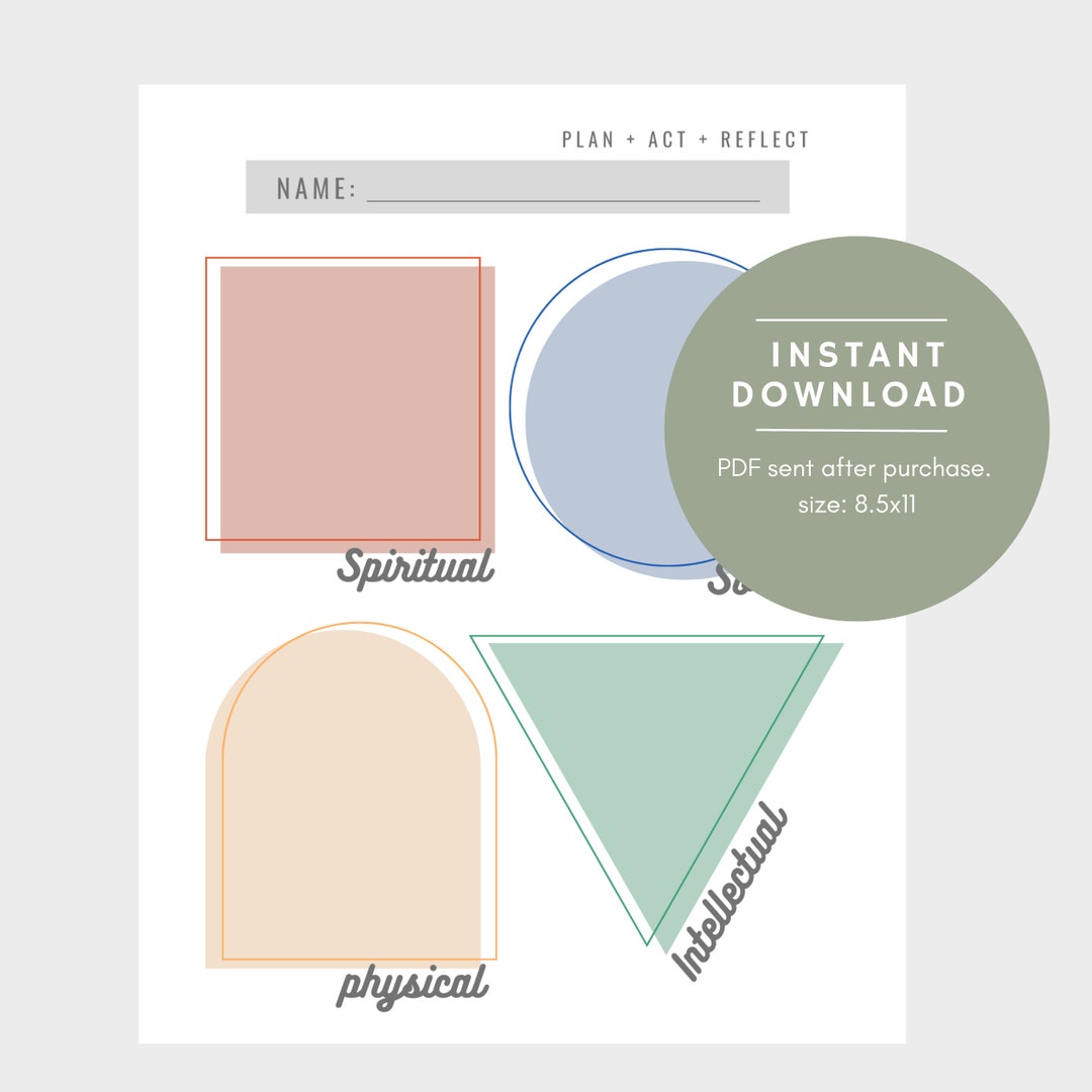 INSTANT DOWNLOAD, Children and Youth Printable, Lds, Goals, Strive to Be Template - Etsy