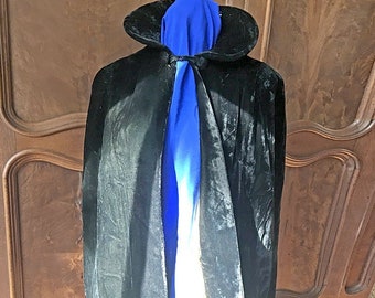 1930's Black Velvet Cape