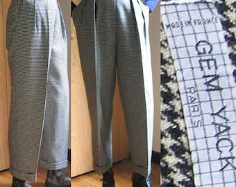 Gem Yack 1980’s Wool Houndstooth Pants