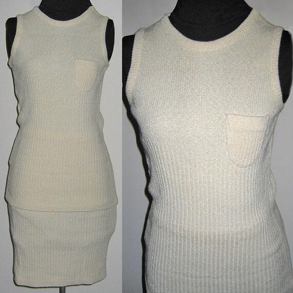 Anne Klein 1960's Knit Ensemble Skirt and Top - image 6