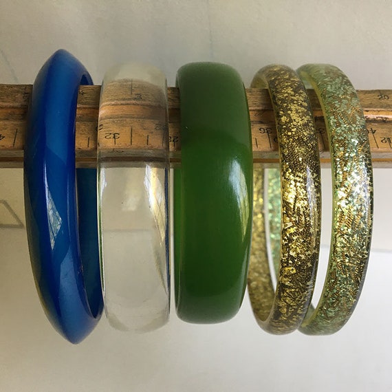 Five Vintage Bracelets - image 6