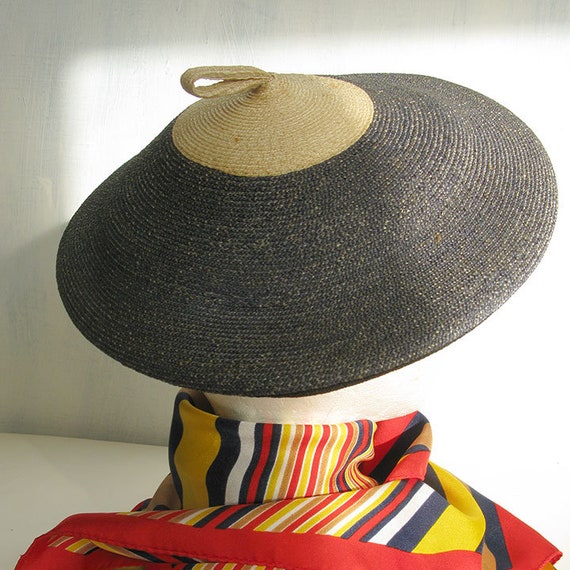 Vintage Straw Beret 1940-1950 - image 9