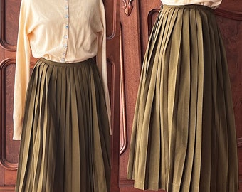 Vintage agnès b Pleated Skirt