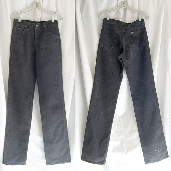 Vintage Lee Riders Black Corduroy Jeans