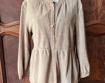 Vintage Brown Suede BR Top