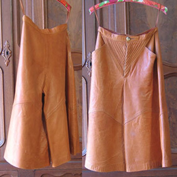 Leather Culottes - image 2