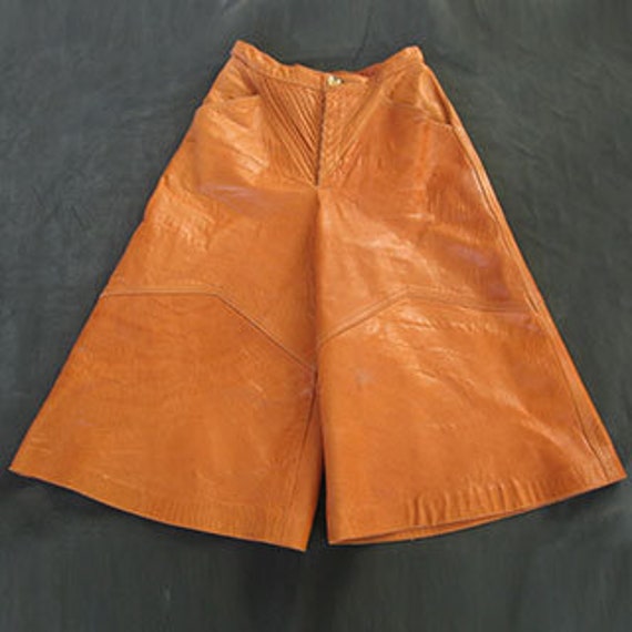 Leather Culottes - image 4