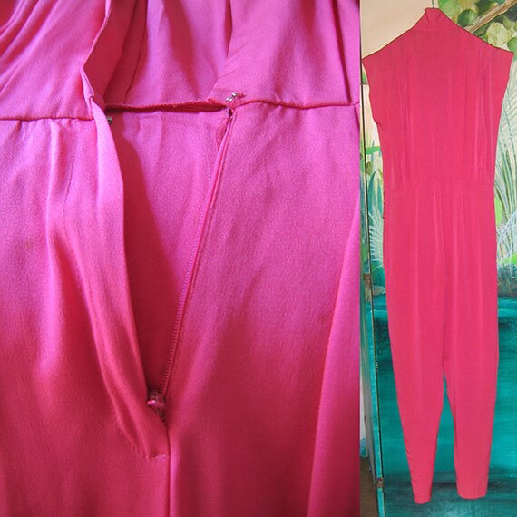 Pink Silk Jumpsuit - image 5