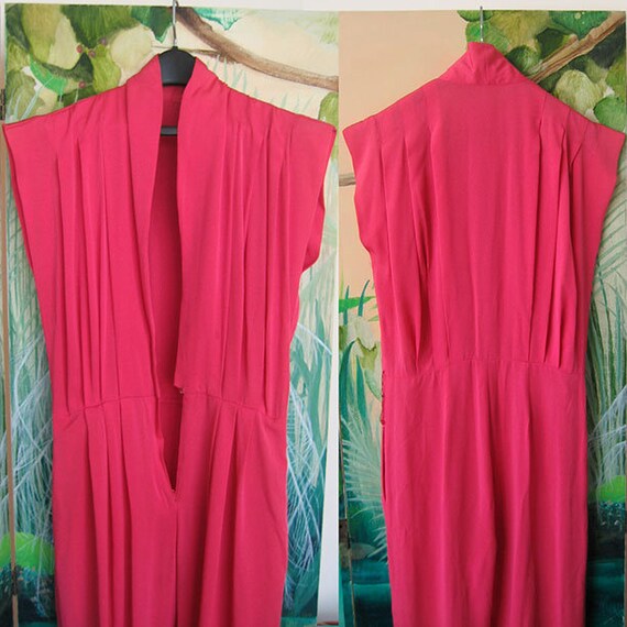 Pink Silk Jumpsuit - image 7