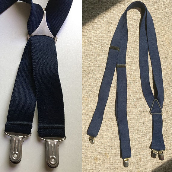 Navy Blue Suspender/Braces - image 2