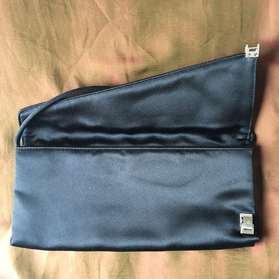 Calvin Klein Black Silk Envelope Bag - image 2