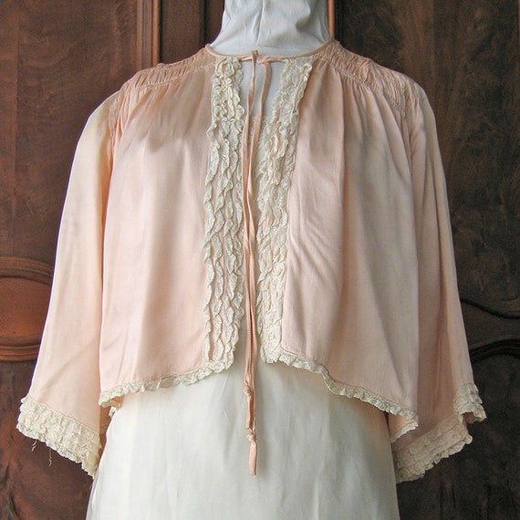 Pink Vintage Bed Jacket