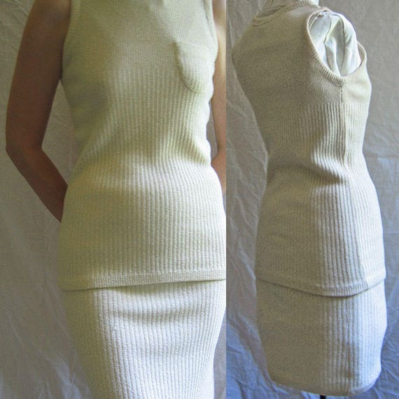 Anne Klein 1960's Knit Ensemble Skirt and Top - image 8
