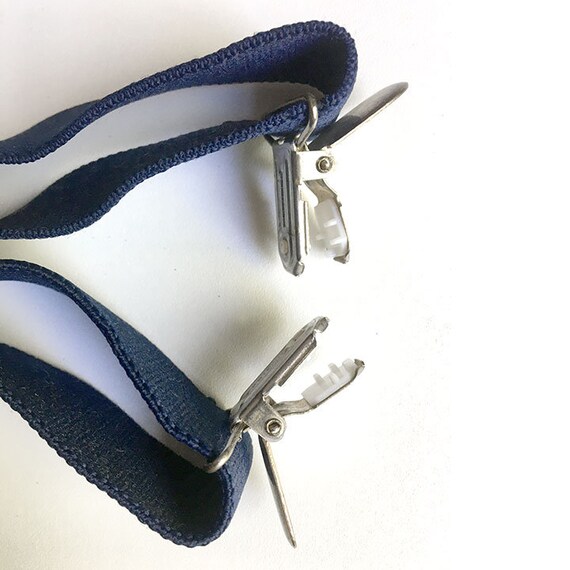 Navy Blue Suspender/Braces - image 9