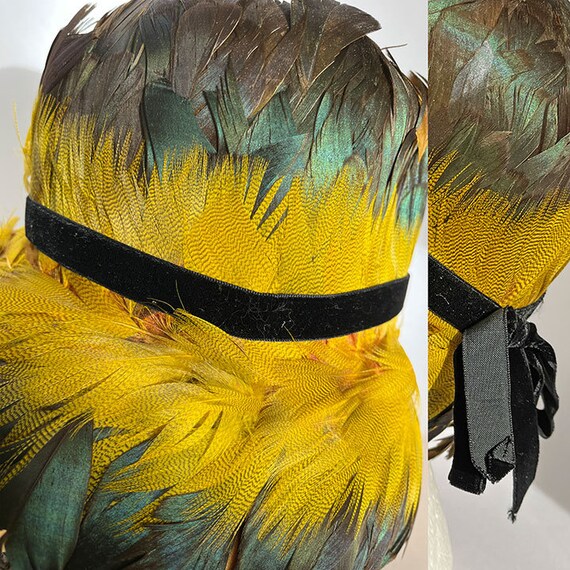 Vintage Christine Original Feathered Hat (missing Feathers  display picture 3