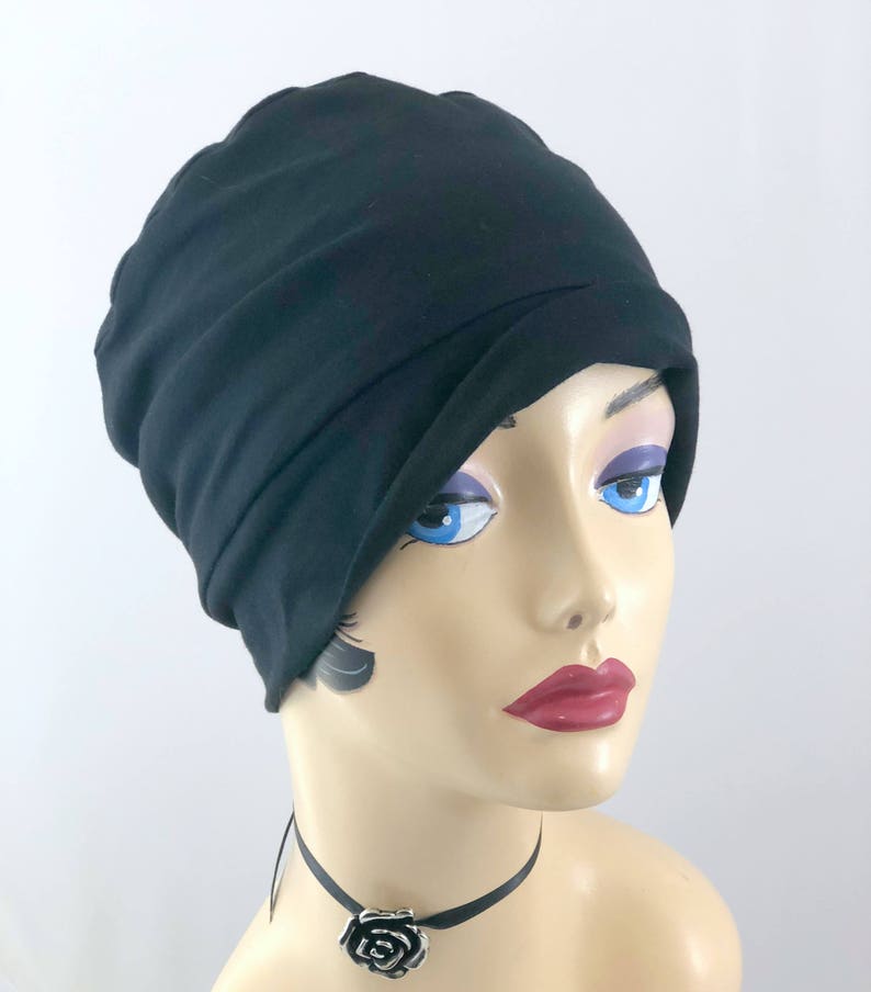 Organic Bamboo Cap with Scarf Gifts for Women with Chemo Cancer Hair Loss
