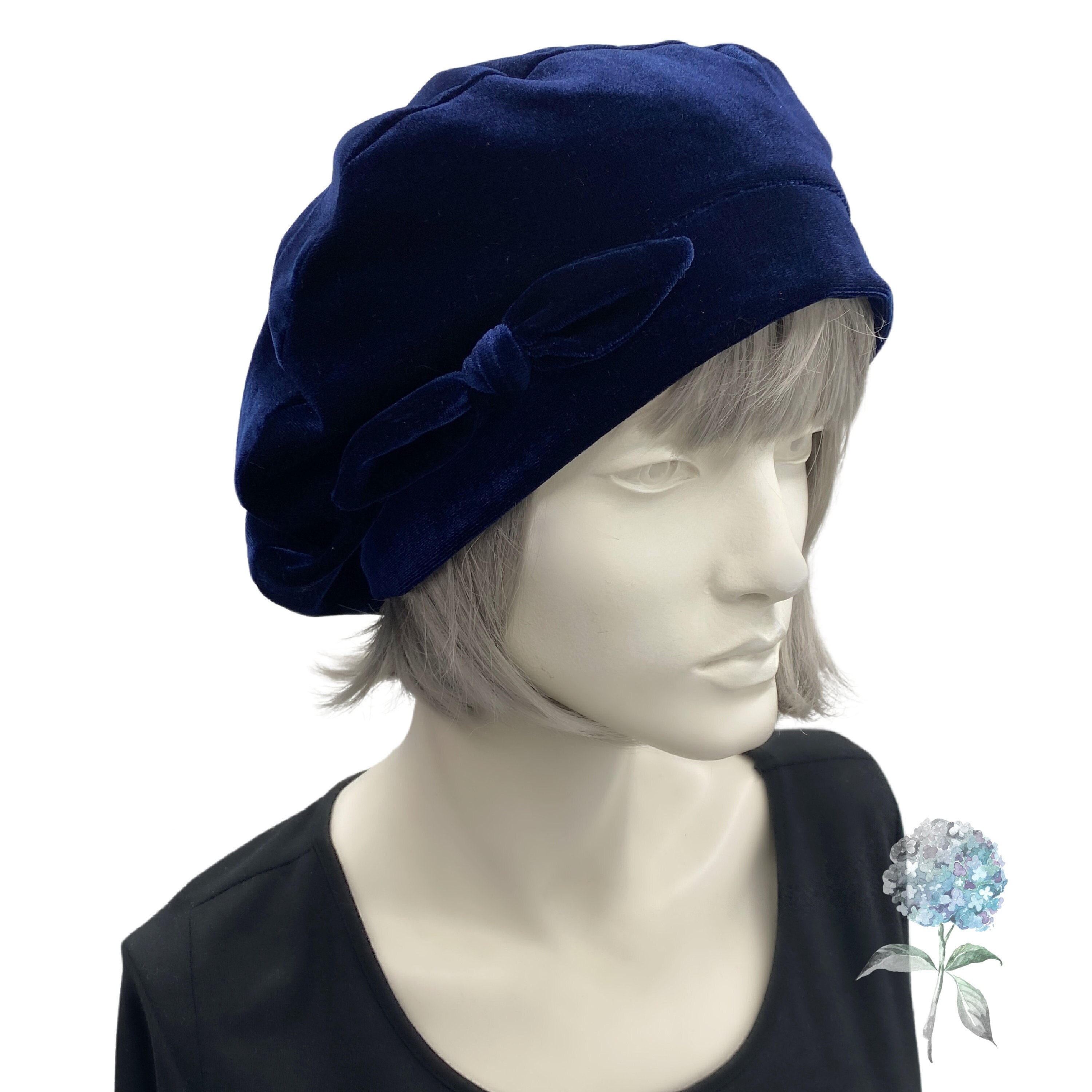 VTG 40s/50s Tally-Ho Navy & Ribbon Band Wool Hat 1940s Feisty Fred Fedora | Vintage 40s Grey Wool Felt Adam  main image 3