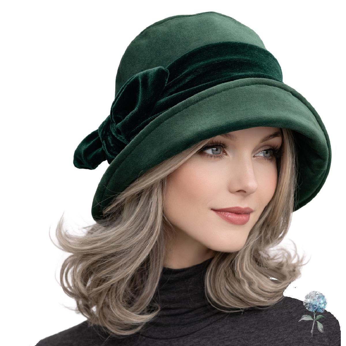 Emerald Green Cloche - Etsy