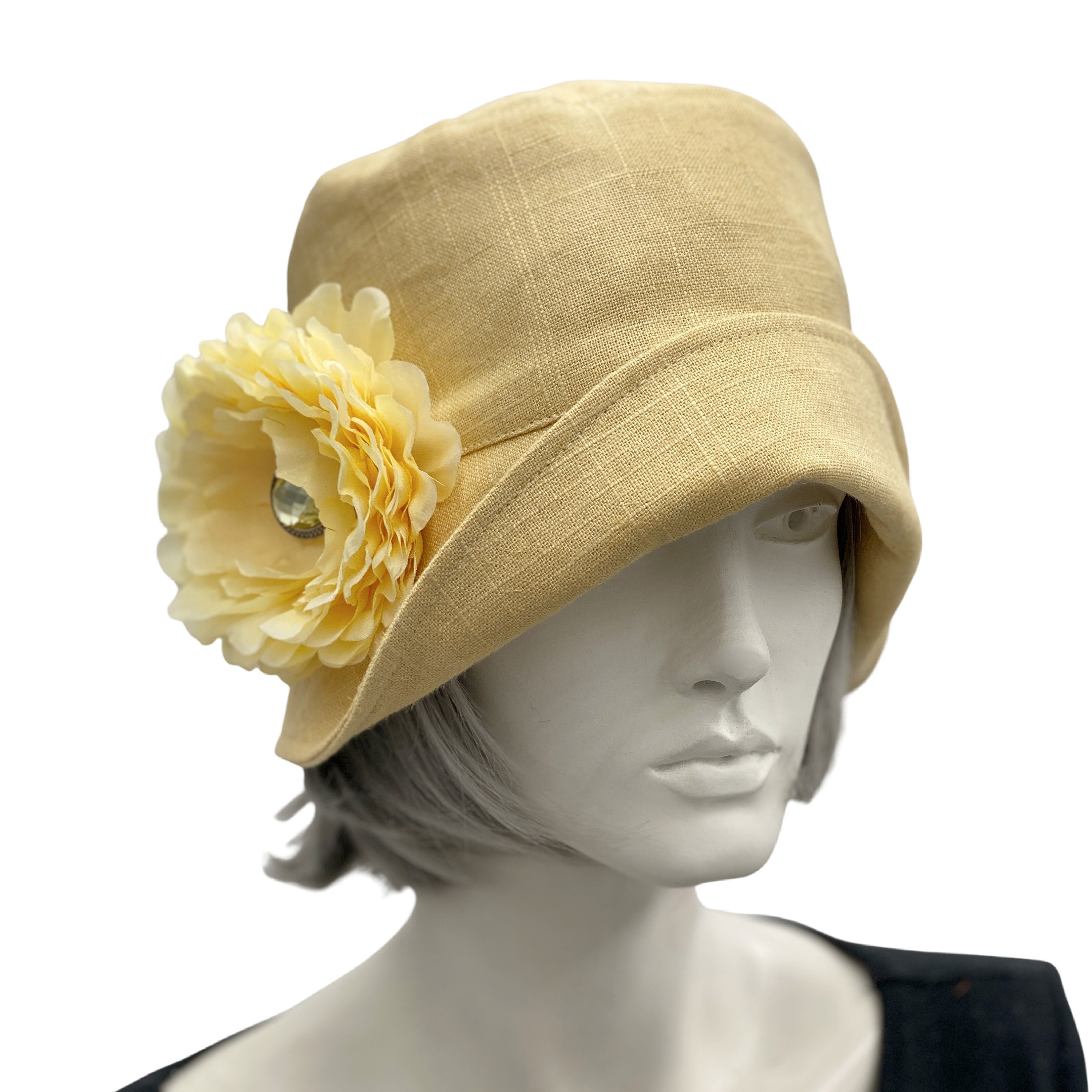 1920s Cloche Hat Summer Wedding Hat 