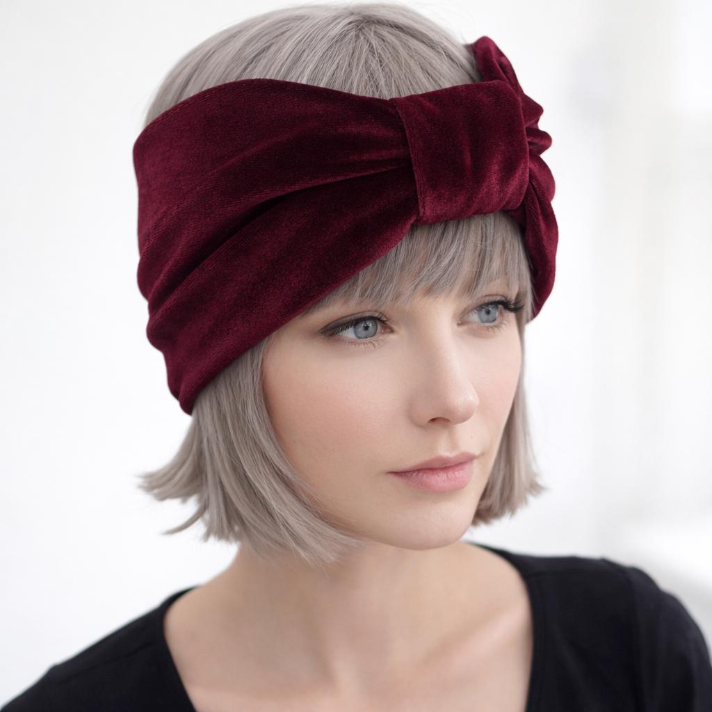 Burgundy Turban - Etsy display picture 3