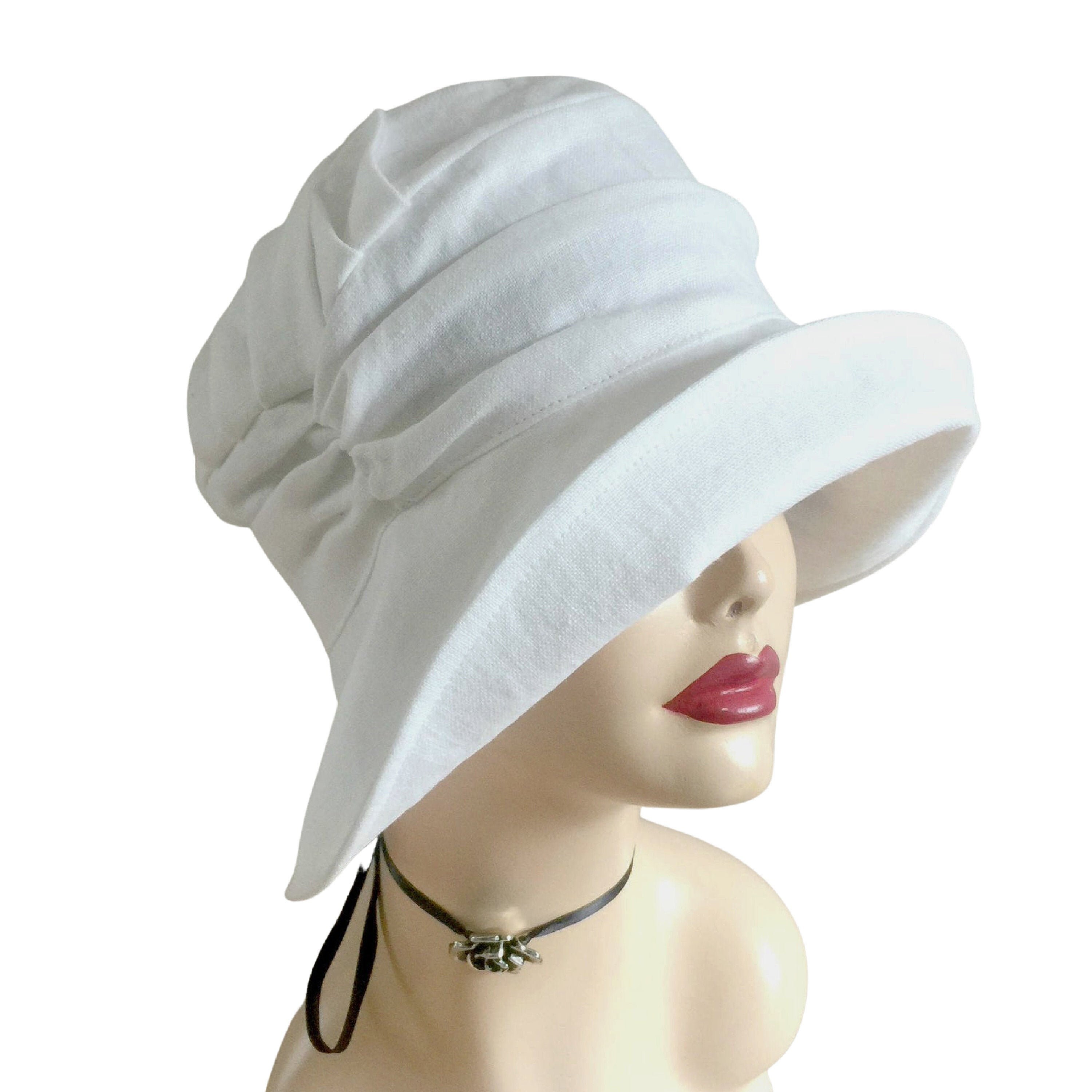 1920s Cloche Hat Summer Wide Brim Hat 