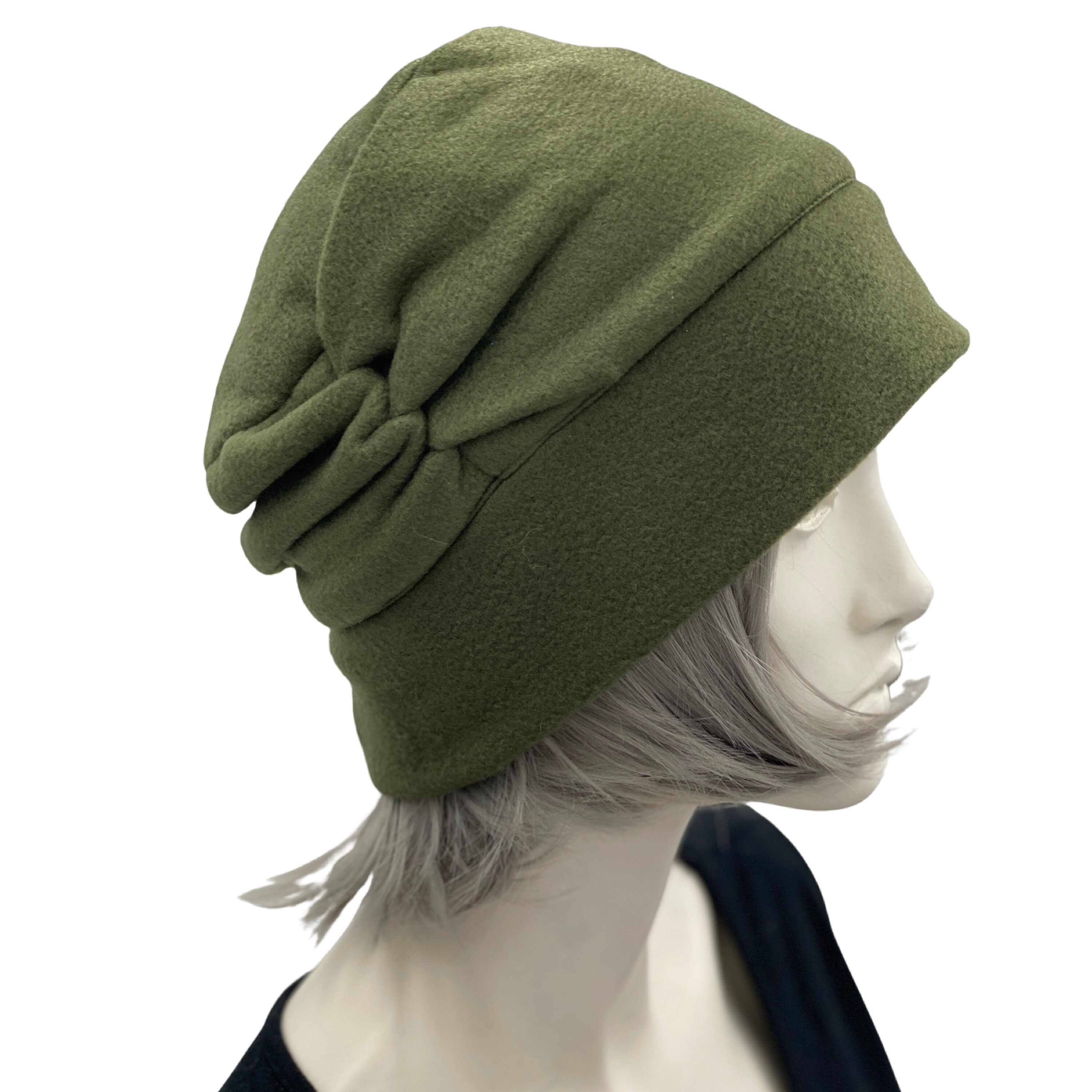 Winter Hats Women Cloche Hat Olive 