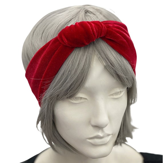 Velvet Headband Women Top Knot Headband Women Bow Headband