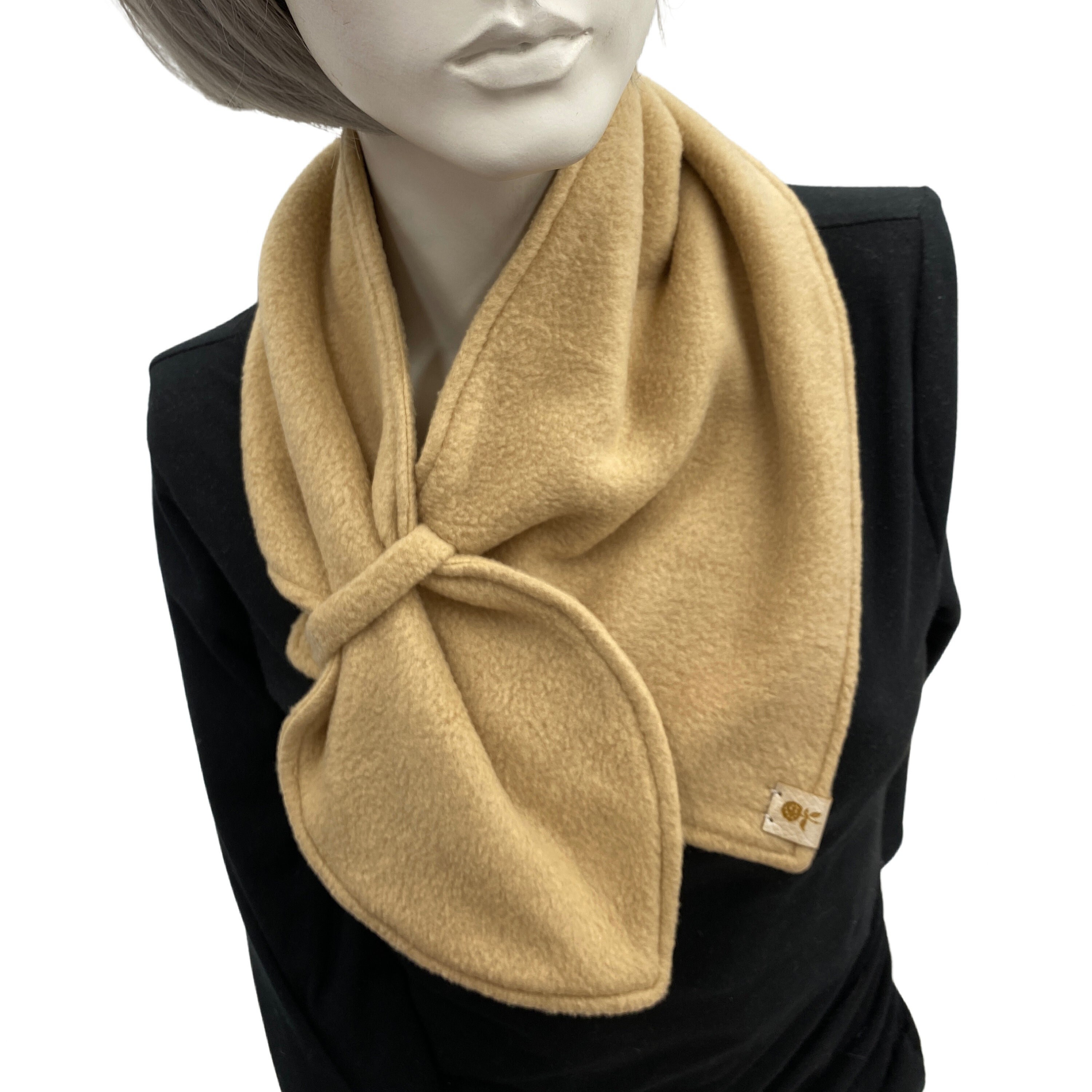 fleece pull through scarf